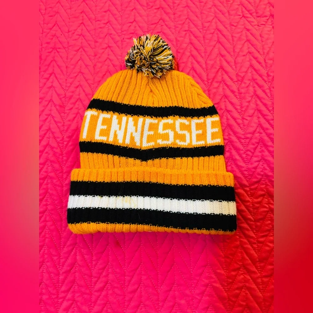 47 BRAND Tennessee Black and Orange Knit Beanie